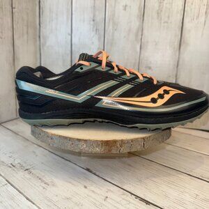 Saucony Womens Sz 10 Kilkenny XC7 Spiked Cross Country Running Shoes Black/Pink